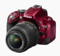 Nikon D5200 in Rot