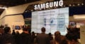 Der Samsung-Stand ist gut besucht