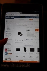 Shoppen mit dem Nexus