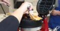 Jetzt aber: Die Waffel ist fertig!