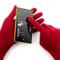 mit Handschuhen bedienen