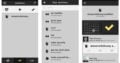 Screenshots von der App