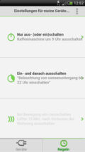 Auswahl einer Regel