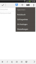 Notiz tagen und organisieren