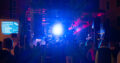 Lichtspiel auf der jungen Bühne zum Weinfest in Meißen