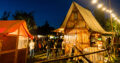 Mittelalterliches Dorf zum Weinfest