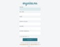 Übersichtliches Registrierungsformular