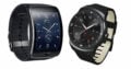 Samsung Gear S & LG G Watch R (Quellen: Samsung & LG)