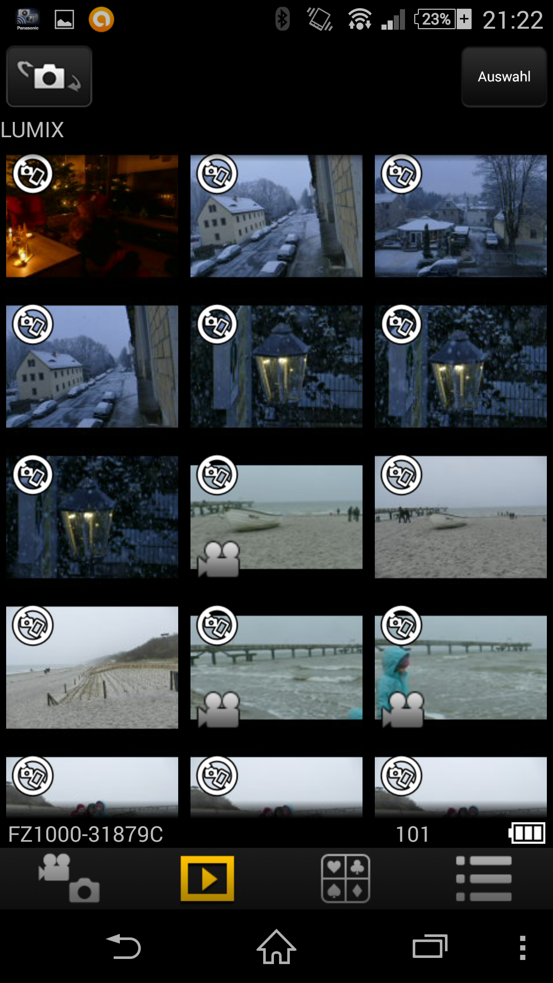 Panasonic Lumix Kamera App Bildergalerie