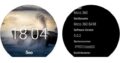 Homescreen und diverse Systeminformationen zur Uhr