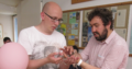 André, Robert und das Schlangenstreicheln