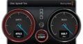 Blackmagic Speed Test: 670 MB/s Schreiben, 930 MB/s Lesen
