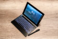 Das Yoga Book mit aktiviertem Halo Keyboard