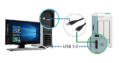 Dank USB-QuickAccess-Port lassen sich die Daten schnell übertragen.