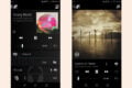 Einstiegsseite der App sowie Player-Ansicht