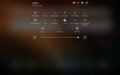 Das Schnellstartmenü des Lenovo Yoga Tab 3 Plus