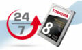 Die Toshiba-HDD ist für den Dauerbetrieb ausgelegt.