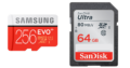Die Samsung-microSD bietet UHS Class 1, die SanDisk-SD Class 10.