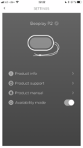 App-Einstellung