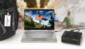 Die kleine eGPU wird per Thunderbolt 3 mit dem Notebook verbunden.