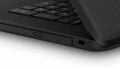 Das preiswerte HP 17-ak022ng besteht aus Kunststoff, ist rund 2,5 Zentimeter hoch und 2,6 Kilogramm schwer.