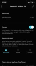 Switch für den Sensor und dessen Empfindlichkeit