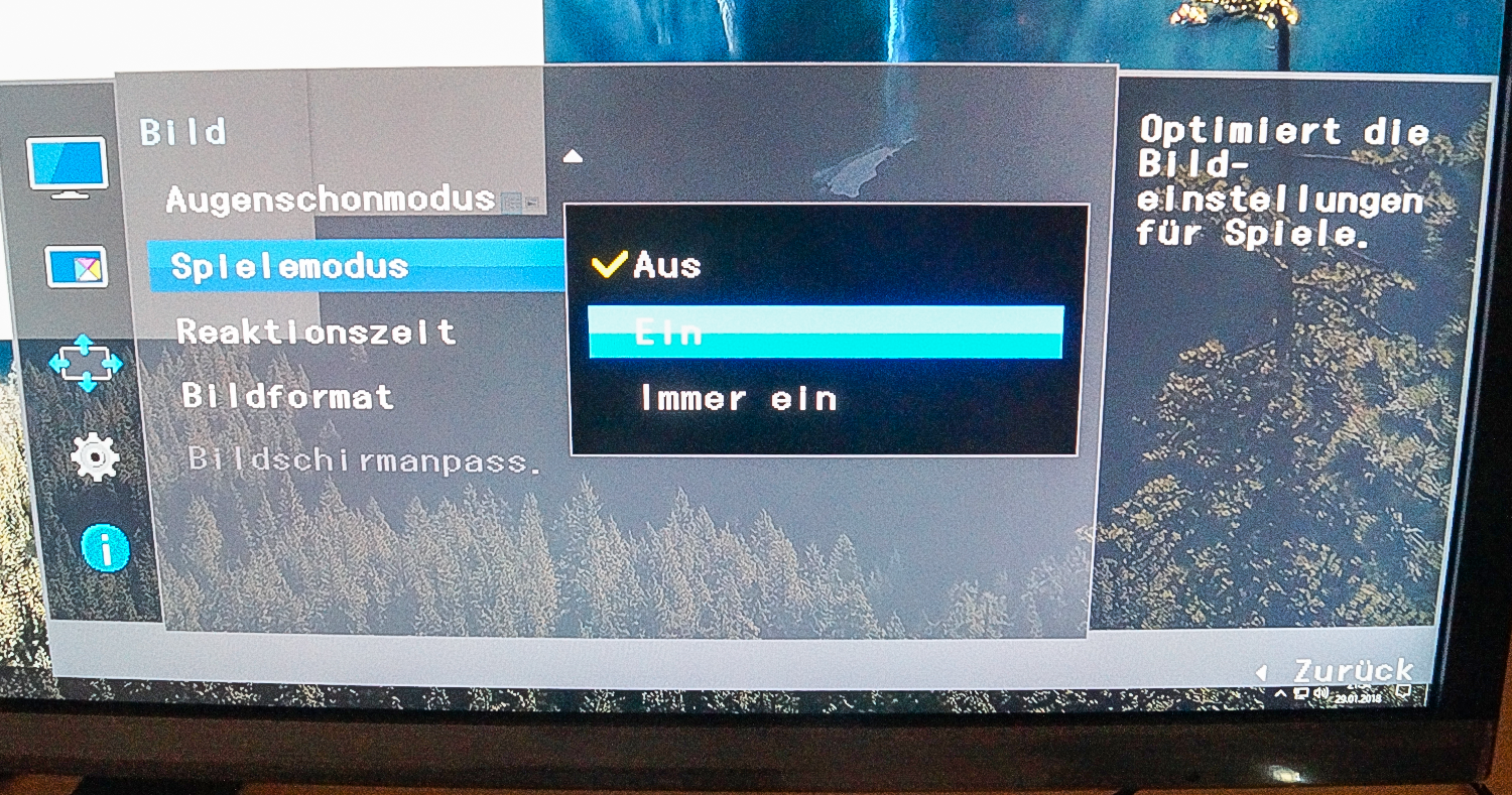 Zusätzliche Modi, passend zur Anwendung