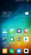 Homescreen