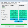 Bei den meisten Werten liegt die verbaute SSD auf Vorzeige-Niveau.