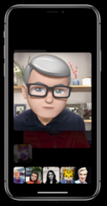 Der Memoji im Einsatz
