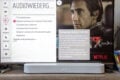 Am Fernseher muss die Beam als externer Speaker gewählt ...