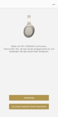 Der Sony WH-1000XM3 beim Pairing