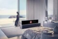 "They see me rollin'...!" Aufrollbarer TV von LG. (Quelle: LG)