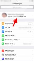 Unter dem Punkt "Apple-ID, iTunes & App Store" ....