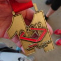 Jeder bekam nach Ende des Laufs eine Medaille.