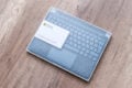 Das Type Cover im Alcantara-Design
