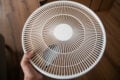 Die Propeller sind gut geschützt.