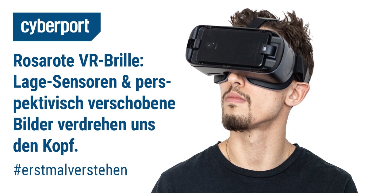 Banner Virtueller Effekt einer 3D Brille