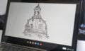 Die Frauenkirche konnte ich leider nicht vervollständigen – die Zeichenfläche ist begrenzt.
