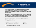 Geschickter Versuch eines Upsells. Da ich die USV am Limit betreibe, wird mir zum Upgrade geraten.
