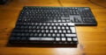 Gut erkennbar ist im direkten Vergleich, was Corsair mit 60 Prozent Tastatur meint.