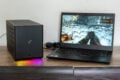 Die AORUS Gaming Box am Lenovo ThinkPad L13