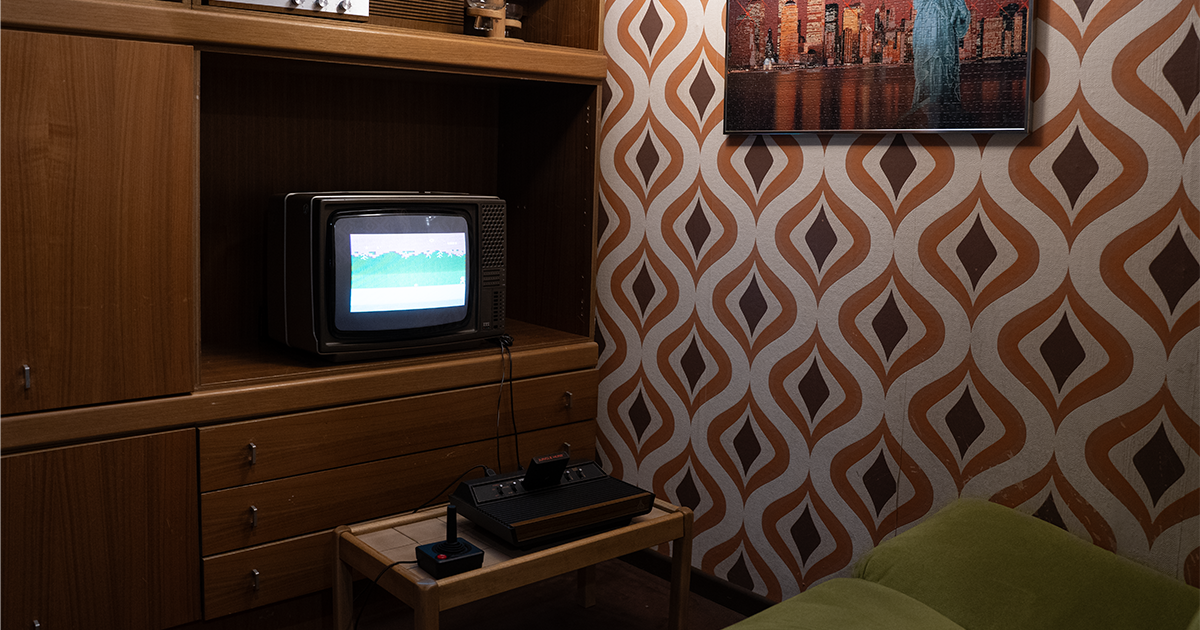 Atari 2600 Wohnzimmer Computerspielemuseum Berlin