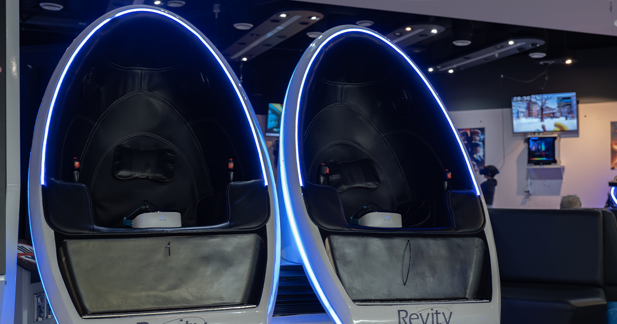 Revity Berlin Alexa VR Virtual Reality Sitz Simulator