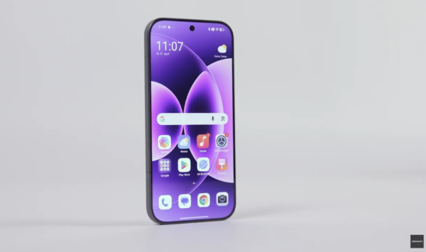 Xiaomi 17 Vorderseite Startbildschirm mit Apps